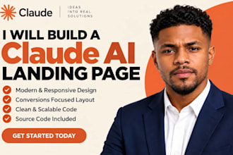 build claude ai landing page with claude code for saas and startups