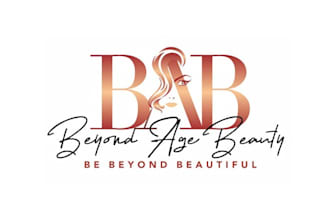 design beyond age beauty business logo