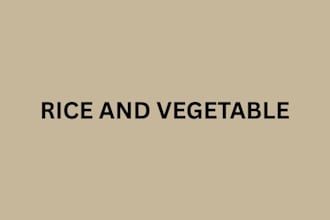 rice and vegetable rice vegetable