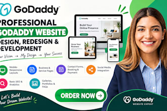 godaddy website design godaddy website redesign develop godaddy website design