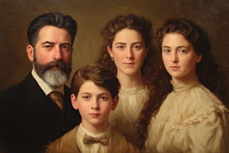 merge multiple photos into amazingfamily portrait