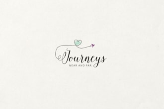 design a premium travel logo with unlimited revisions
