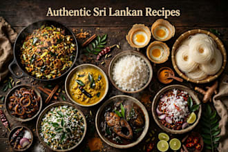 give you authentic sri lankan recipes with ingredients