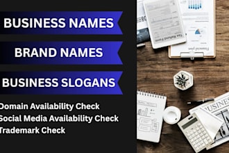create business names brand names and slogans