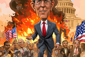 digital political cartoon for political cartoon