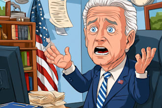 digital political cartoon for political cartoon