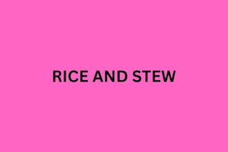 rie and stew rice and stew