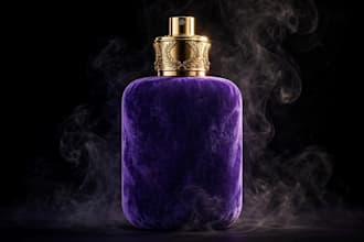 create luxury 3d perfume bottle rendering 4k for your brand