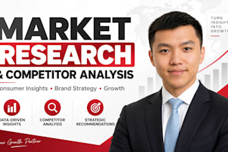 conduct market research and competitor analysis
