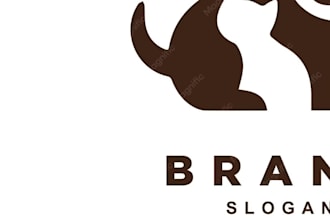design powerful dog training business logo