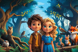 children book illustration and children book illustration
