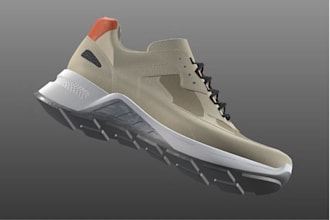 be your 3d sneakers product designer, footwears 3d cad design, stl and step file