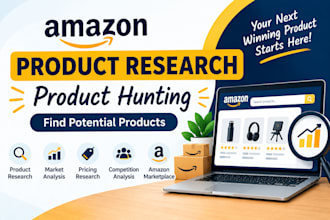 do amazon product research and product hunting