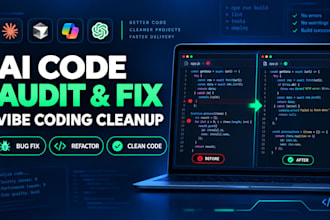 audit, fix and clean up your ai generated code and vibe coded project