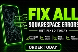 fix squarespace bugs CSS errors mobile layout responsive and fluid engine issues
