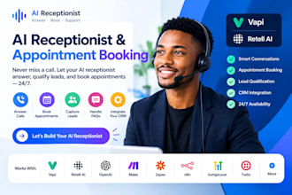 build ai agent ai receptionist ai calling agent with vapi and retell ai