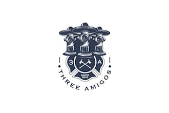design sustainability modern firefighter logo