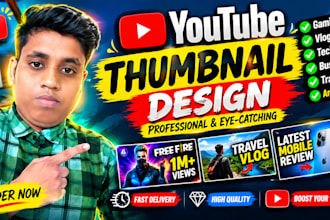 create youtube thumbnail design