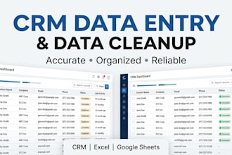 clean organize and import your CRM data