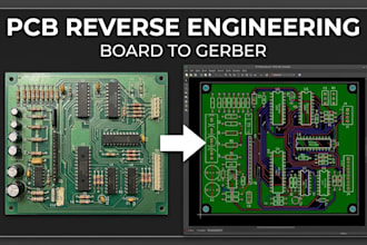 do reverse engineering pcb boards into schematic layout and gerber files