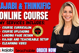 setup kajabi website kajabi landing page design and kajabi online course funnel