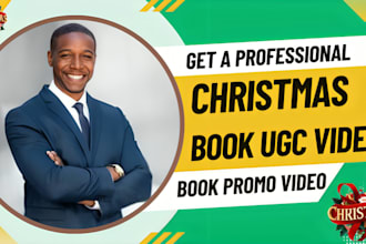 create an engaging ebook promo and ugc video for your christmas christian book
