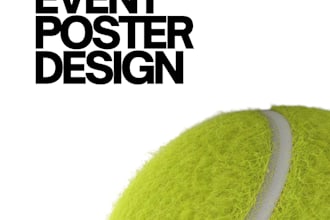 design a professional sport event poster or flyer