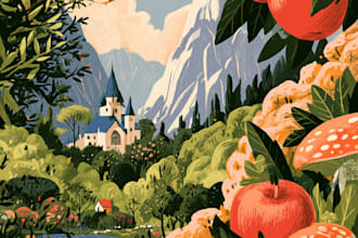 create custom fairy tale illustrations for you