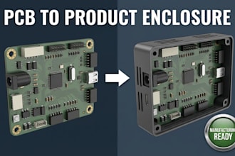 design custom pcb enclosure and 3d printable electronic housing