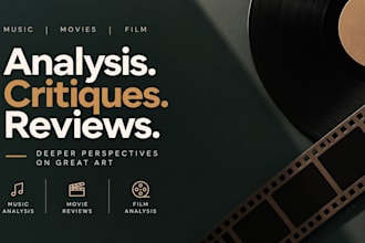 do expert music analysis, critiques, movie reviews, and film analysis