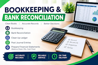 do bookkeeping and bank reconciliation for your business