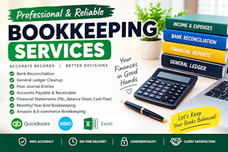 do book keeping and bank reconciliation for your online store
