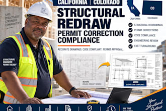 california colorado structural redraw perm correction compliance