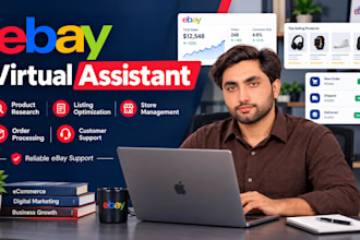 manage your ebay store as a virtual assistant