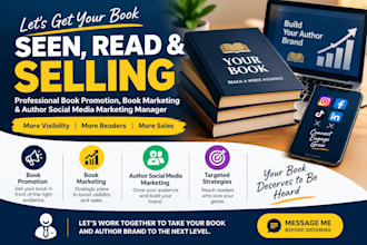 do manager book promotion,book marketing and author social media manager