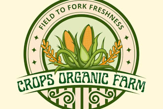 design vintage farm or ranch logo