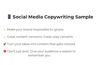 write engaging instagram captions and product copy