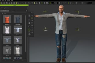 create 3d human anatomy model character muscle morph target rig for fitness app
