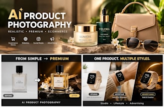 create realistic ai product photography for your ecommerce brand