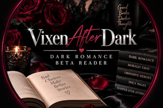 beta read your dark romance and provide honest feedback