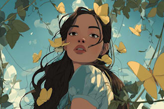 draw custom digital art illustrations