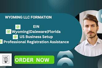 form your wyoming llc and provide ein application assistance