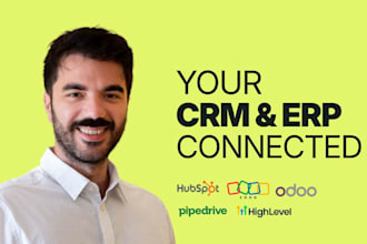 integrate hubspot, zoho, odoo, pipedrive, gohighlevel with your business tools