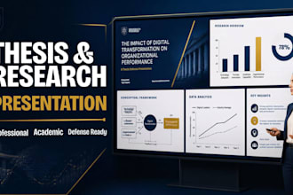 design academic research thesis defense presentation