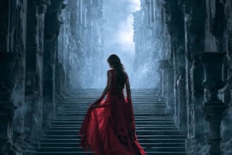 do fantasy book cover, thriller book cover design