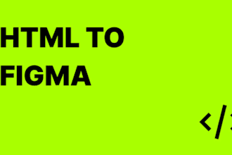 convert figma design to html website