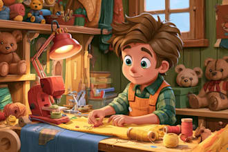create children book illustration and storybook art