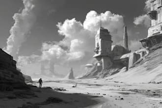 design sci fi illustration and sci fi sci fi illustration
