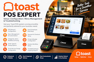 configure, customize, and troubleshoot your toast pos system