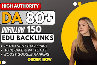 create white hat SEO da70,edu backlinks on unique quality blog comment sites